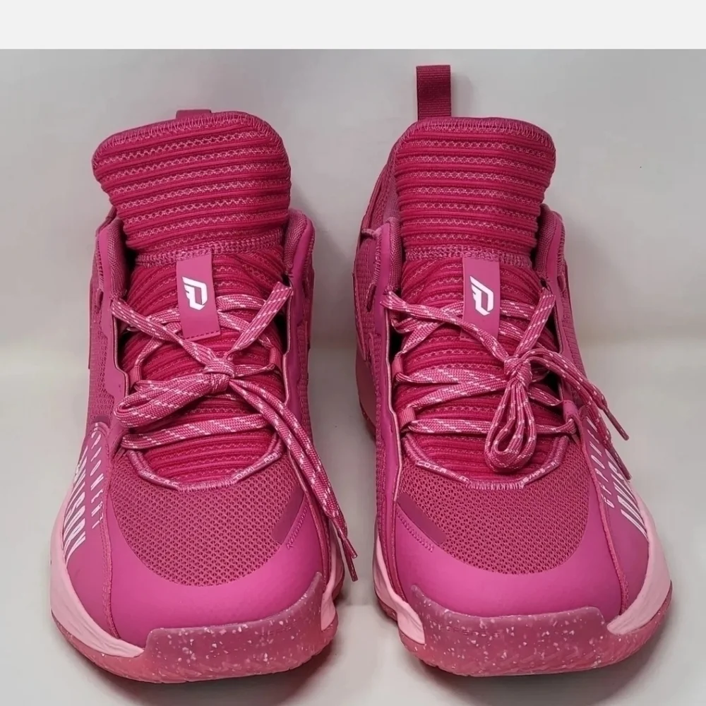 Adidas Dame 7 SM EXTPLY Basketball Sneaker Pink Blast Men’s Size 19 GW7909 New